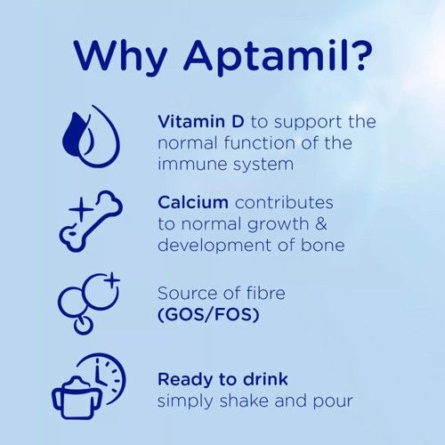 Aptamil 3 Toddler Baby Milk Formula Liquid Ready to Feed 1-3 Years   200ml