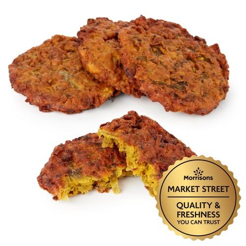 Market Street Large Red Onion Bhajis 4 Pack