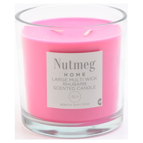 Nutmeg Home Large Multi Wick Rhubarb