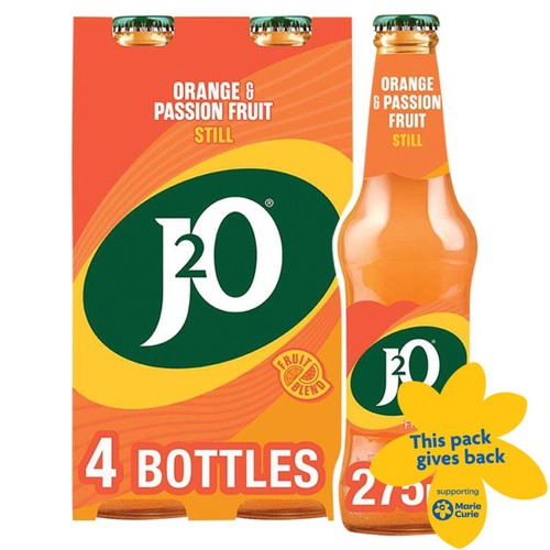 J2O Orange & Passion Fruit 4 Bottles