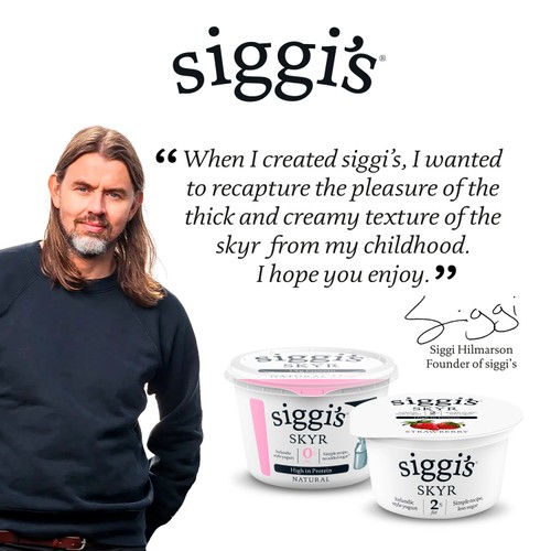 Siggi'S Skyr Natural 0% Fat Yoghurt 450G