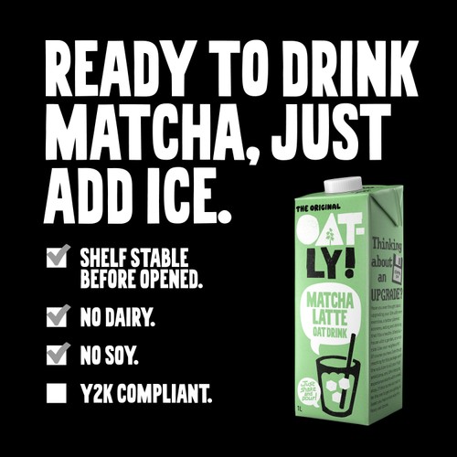 Oatly Matcha Latte Oat Drink 1L