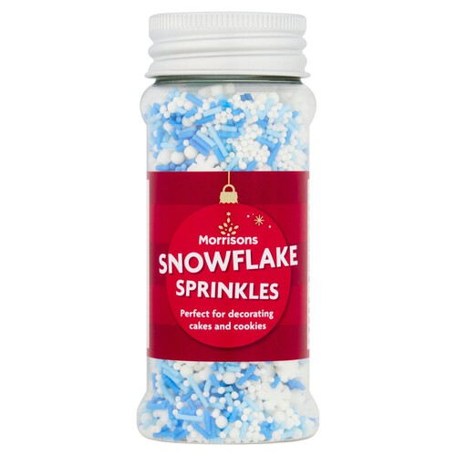 Morrisons Christmas Snowflake Sprinkles