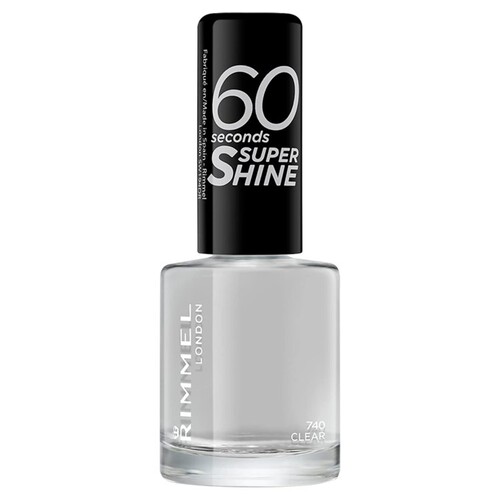 Rimmel London 60 Seconds Super Shine Nail Polish Clear 