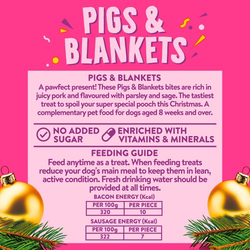 Wagg Pigs & Blankets Treats 100g