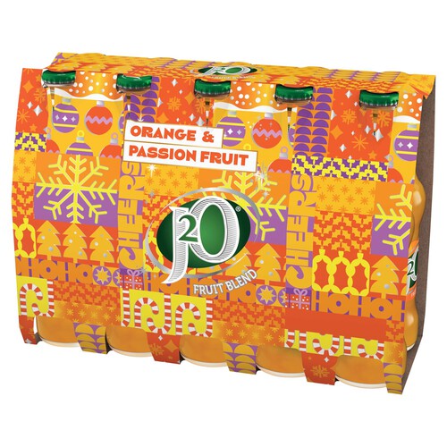 J2O Orange & Passion Fruit 10 Bottles