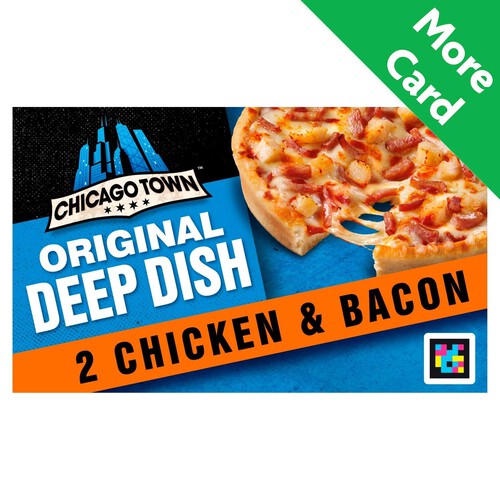 Chicago Town Deep Dish Chicken & Bacon Pizzas