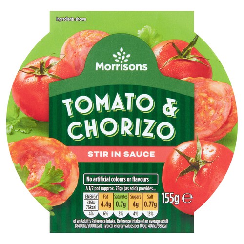 Morrisons Tomato & Chorizo Stir In Sauce 