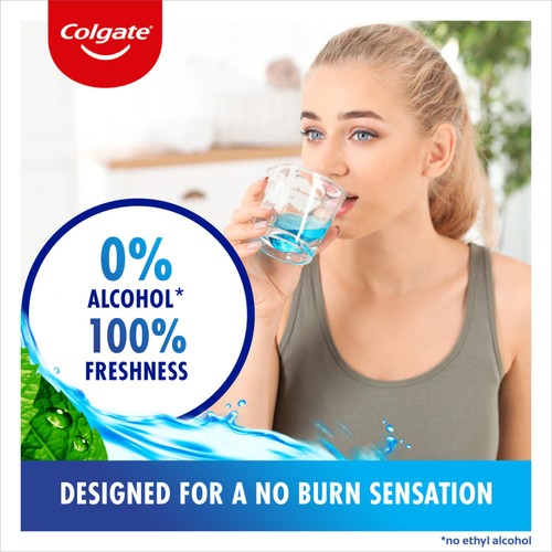 Colgate Plax Cool Mint Mouthwash Alcohol Free 1L