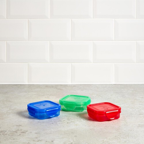 Morrisons Blue / Red / Green Snack Boxes