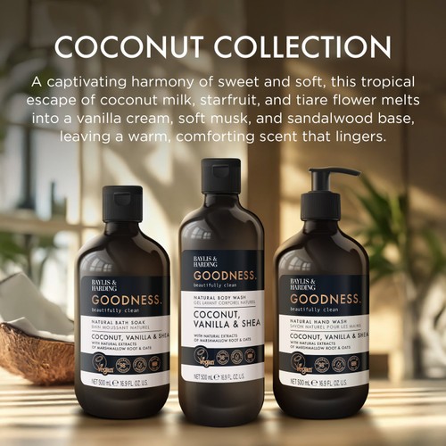 Baylis & Harding Goodness Coconut, Vanilla & Shea Body Wash