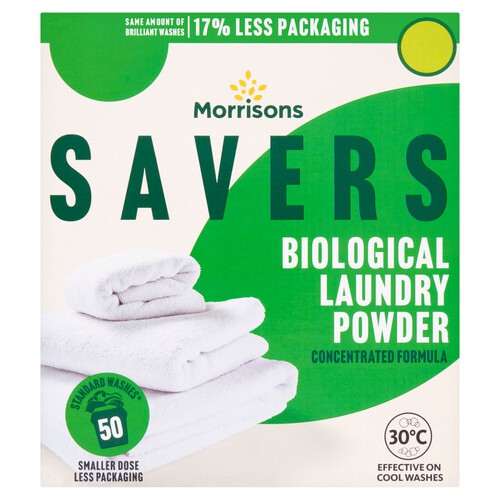 Morrisons Savers Laundry Powder 50 Washes