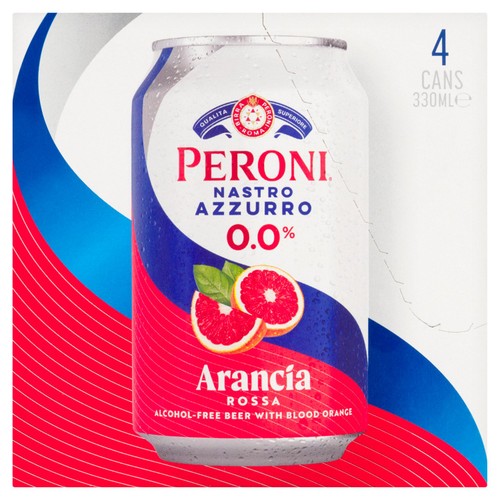Peroni Nastro Azzurro Arancia 4 x 330ml