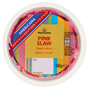 Morrisons Pink Pickled Slaw 140g