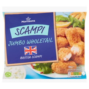 Morrisons Jumbo Wholetail Scampi