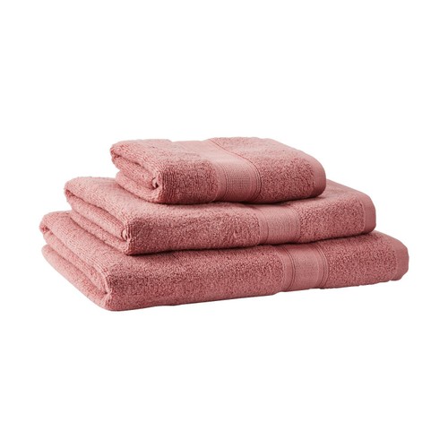 Nutmeg Home Supersoft Cotton Bath Towel Dusky Pink