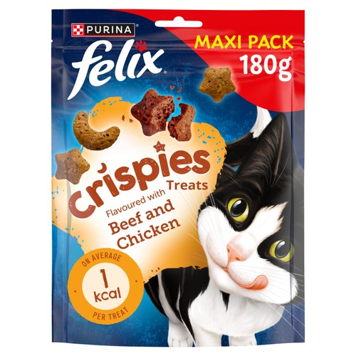 Felix Crispies Cat Treats Beef & Chicken