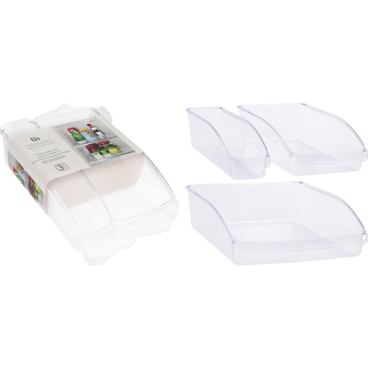Koopman Fridge Organiser Set 3 Pieces