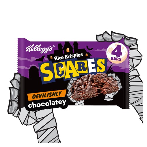 Kellogg's Rice Krispies Squares Delightfully Chocolatey Snack Bars 