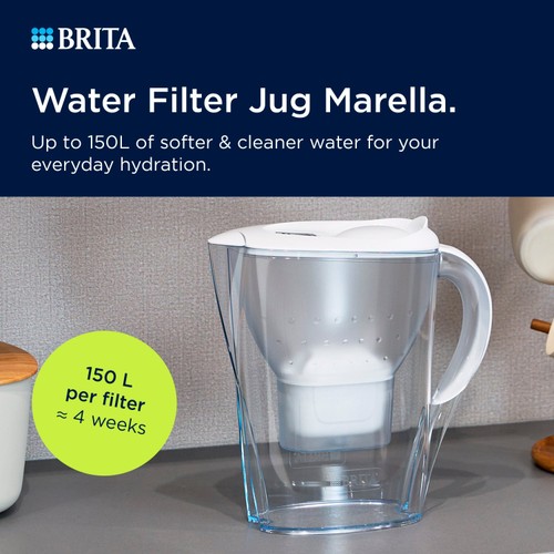 BRITA Marella Water Filter Jug Graphite (2.4L)