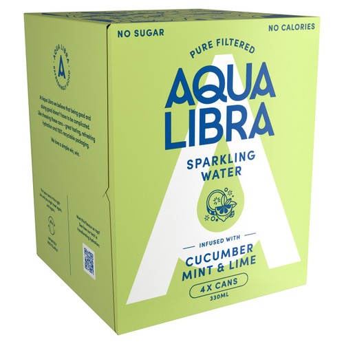 Aqua Libra Cucumber Mint And Lime 