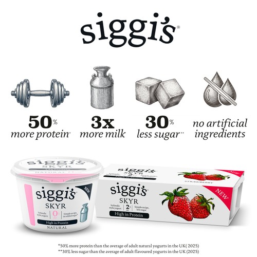 Siggi'S Skyr Natural 0% Fat Yoghurt 450G