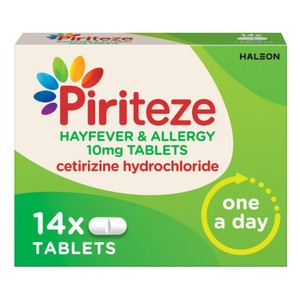 Piriteze Hayfever & Allergy Antihistamine Tablets x14