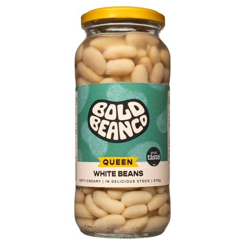 Bold Bean Queen White Cannellini Beans 570g