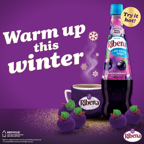 Ribena Blackcurrant Squash No Added Sugar 