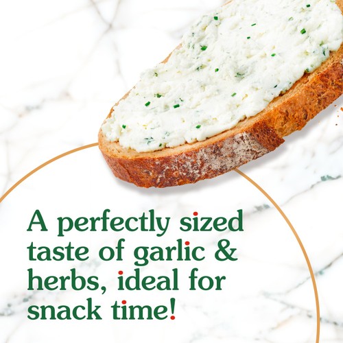 Boursin Portions Garlic & Herbs Soft French Cream Cheese