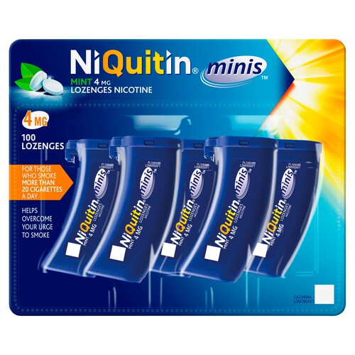 NiQuitin Minis Mint 4mg 100 Lozenges