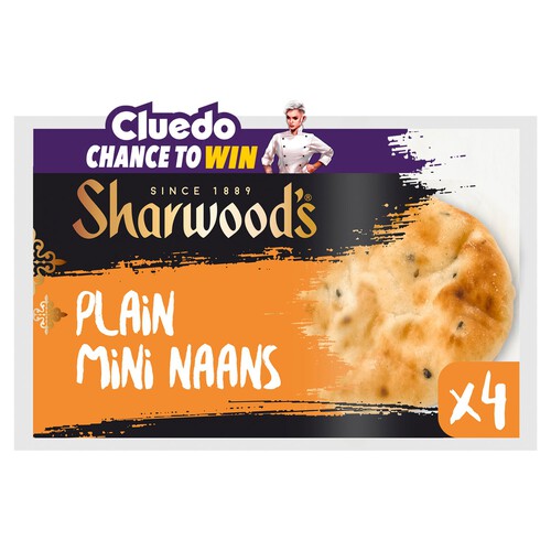 Sharwood's 4 Plain Mini Naans