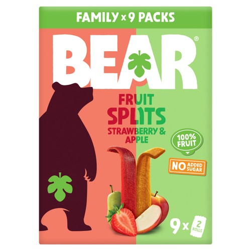 Bear Fruit Splits Family Pack 9X20G