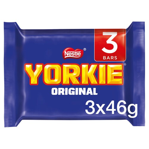 Yorkie Milk Chocolate Bar Multipack 3 Pack