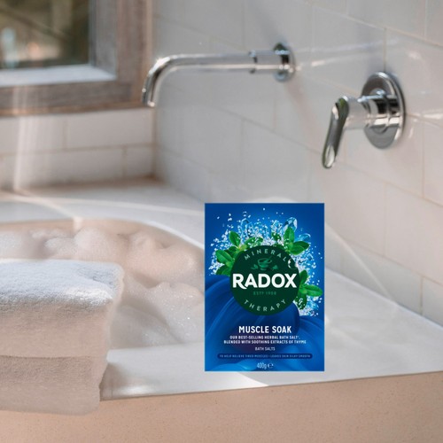 Radox Muscle Soak Bath Therapy Herbal Bath Salts The Original 400g