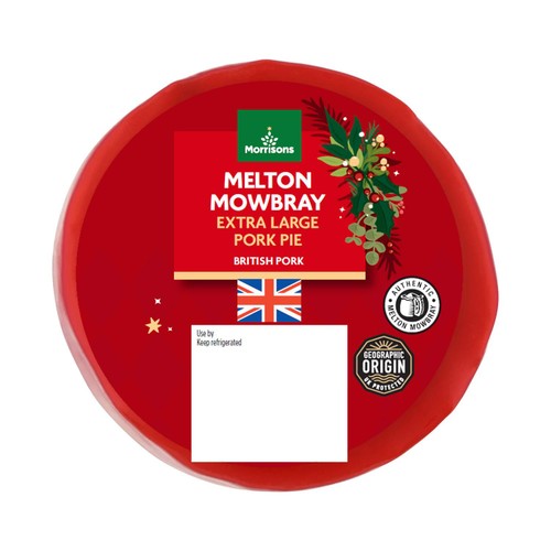 Morrisons Extra Large Melton Mowbray Pork Pie 790g