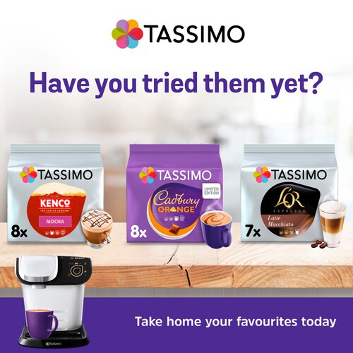 Tassimo Cadbury Hot Chocolate Pods x8