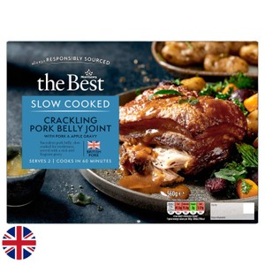 Morrisons The Best Slow Cooked Crackling Pork Belly Joint