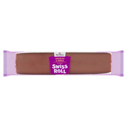 Morrisons Chocolate & Vanilla Jumbo Swiss Roll