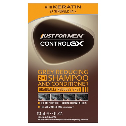 Just For Men Control Gx Grey Reducing 2 In 1 Shampoo Conditioner 118ml