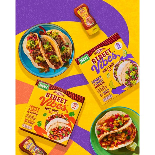 Old El Paso Mexican Street Vibes Soft Tacos 