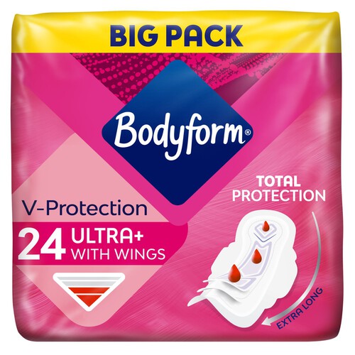 Bodyform Cour V Ultra Normal Sanitary Towels Wings