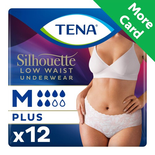 Tena Silhouette Incontinence Pants White Medium 