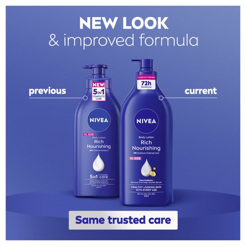 NIVEA Rich Nourishing Body Lotion For Dry Skin
