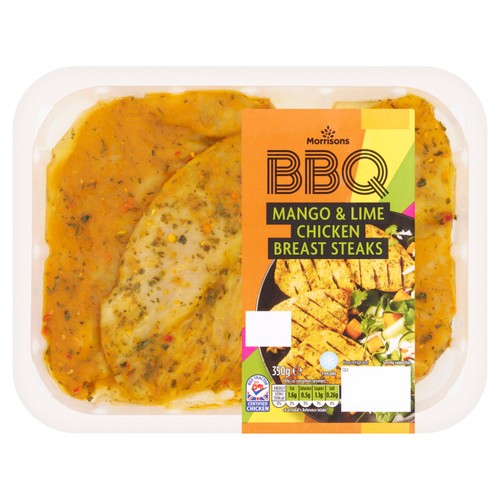 Morrisons BBQ Mango & Lime Steaks 350g