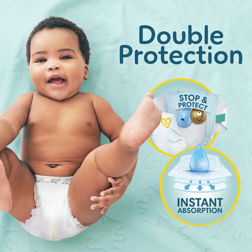 Pampers Premium Protection New Baby Size 1, 22 Nappies Carry Pack