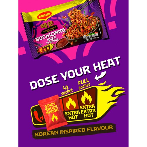 Maggi Korean Spicy Gochujang Noodles 