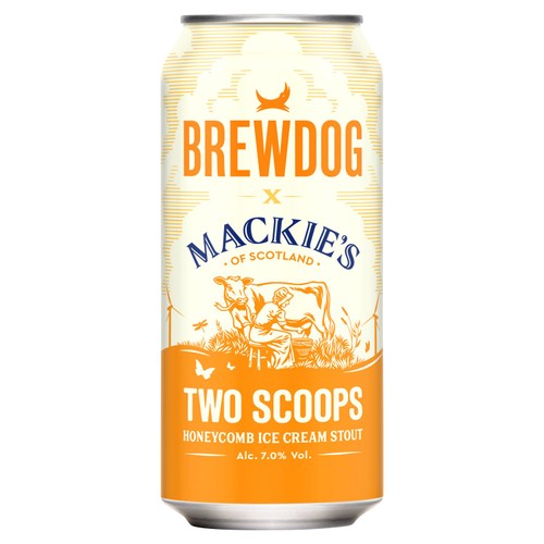 BrewDog Mackie's Two Scoops Honeycomb Ice Cream Stout 440ml