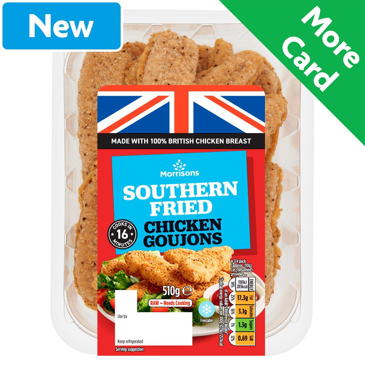 Morrisons Southern Fried Chicken Goujons 510g