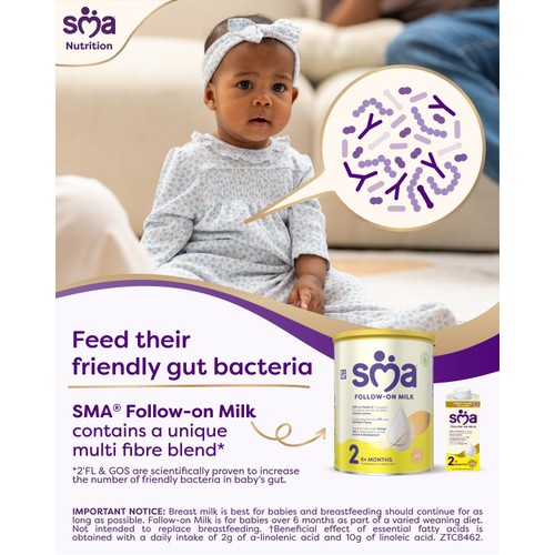 SMA Follow-On Baby Milk Powder Formula 6-12 Months 800g